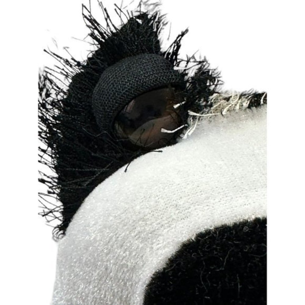 Toy Factory 11" Dalmation Plush Stuffed Animal Collar Hooded Eyes - Picture 3 of 11